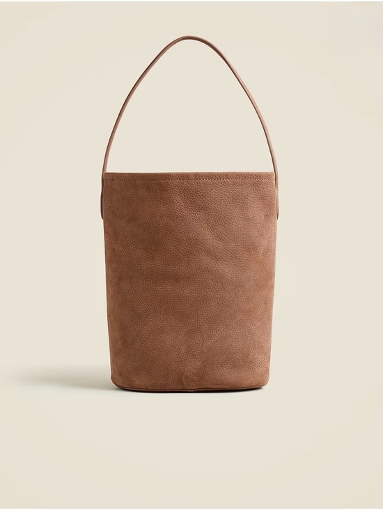 J. Crew Handbags - NWT J. Crew Berkeley bucket bag in nubuck Portabella color